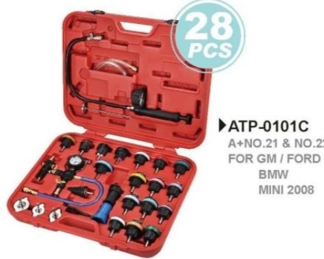 סט לבדיקת לחץ במערכת קירור (רדיאטור)