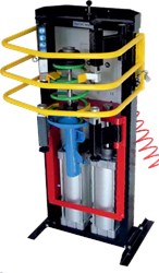 מכווץ קפיצי בולמים פניאומטי