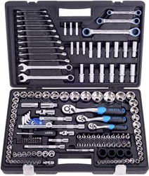 סט בוקסות ומפתחות אינצ'י ןמ"מ כולל בוקסות 34,35,36 - 170 חלקים