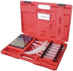 סט לבדיקת עודפי סולר במנועי דיזל כולל מבחנות ומתאמים